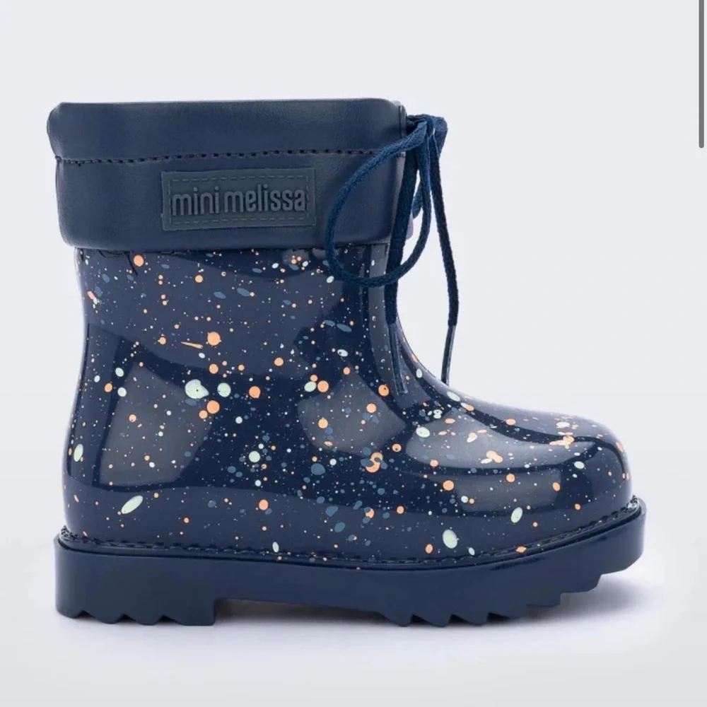 Mini Melissa kids blue rain boot